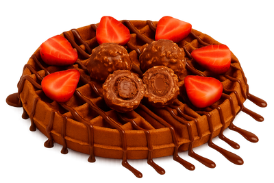 NUTS ABOUT STRAWBERRIES WAFFLE