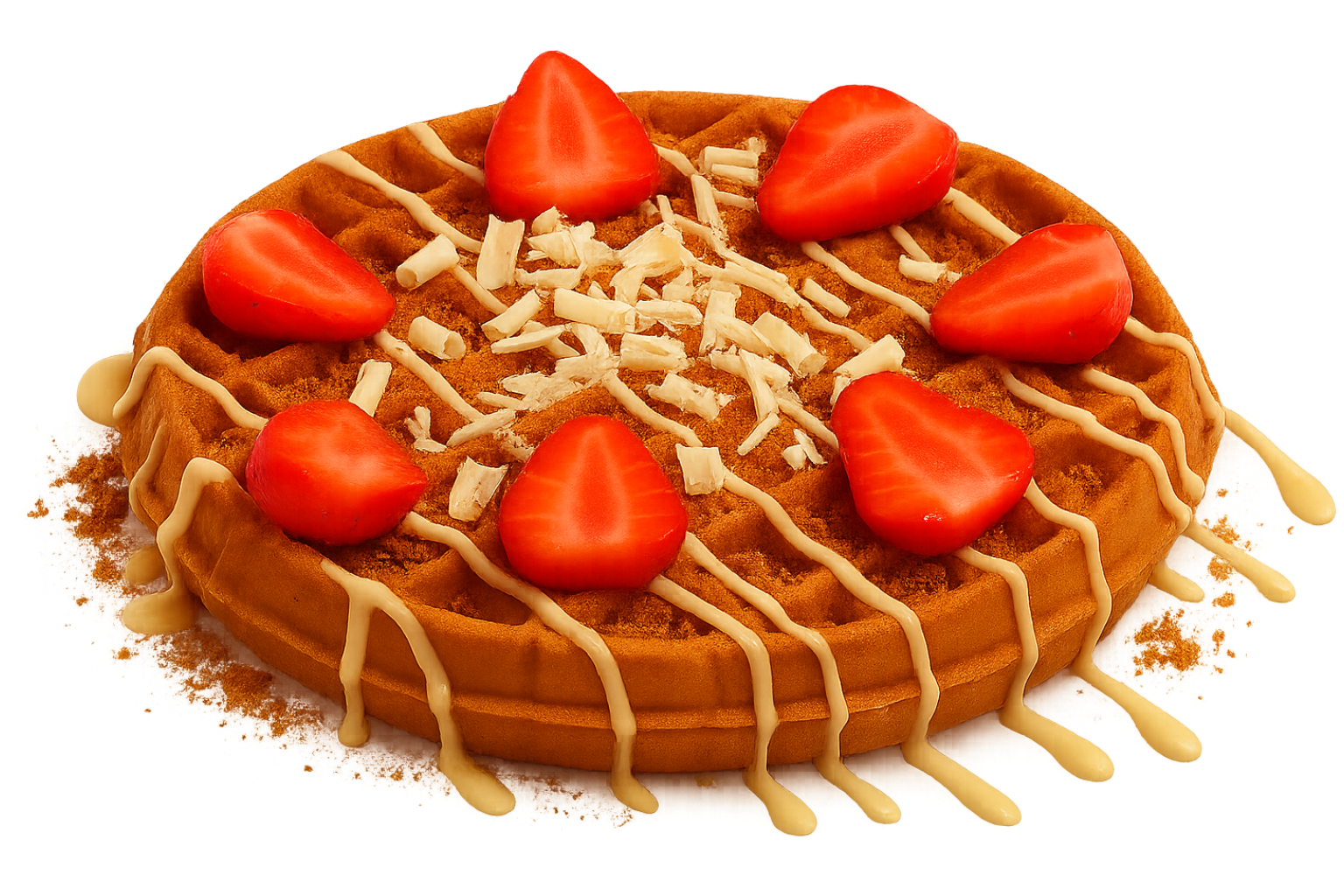 STRAWBERRY CRUMBLE WAFFLE
